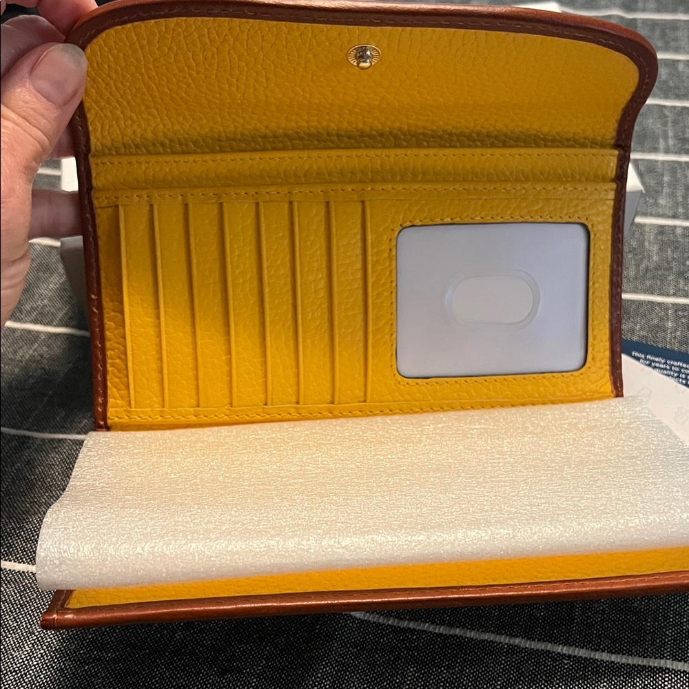 Dooney & Bourke Vibrant Yellow Wallet - Picture 2 of 4